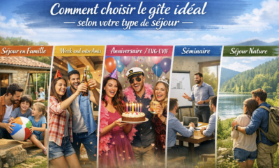 Comment choisir le gîte idéal selon votre type de séjour